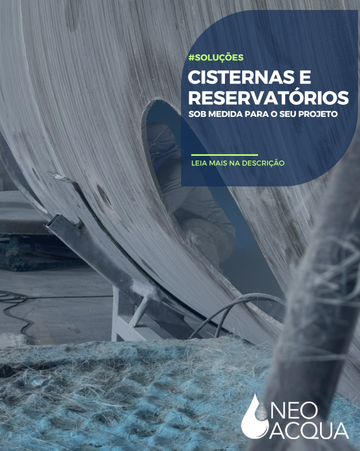Reservatórios e cisternas em PRFV